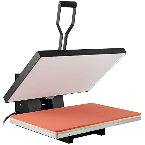 VEVOR Heat Press 16x24, 1700W Power Heat Press Machine, Fast Heating, High Pressure Heat Press Machine for T-Shirt, Digital Industrial Sublimation Printer for Heat Transfer Vinyl, Easy to Use, Black