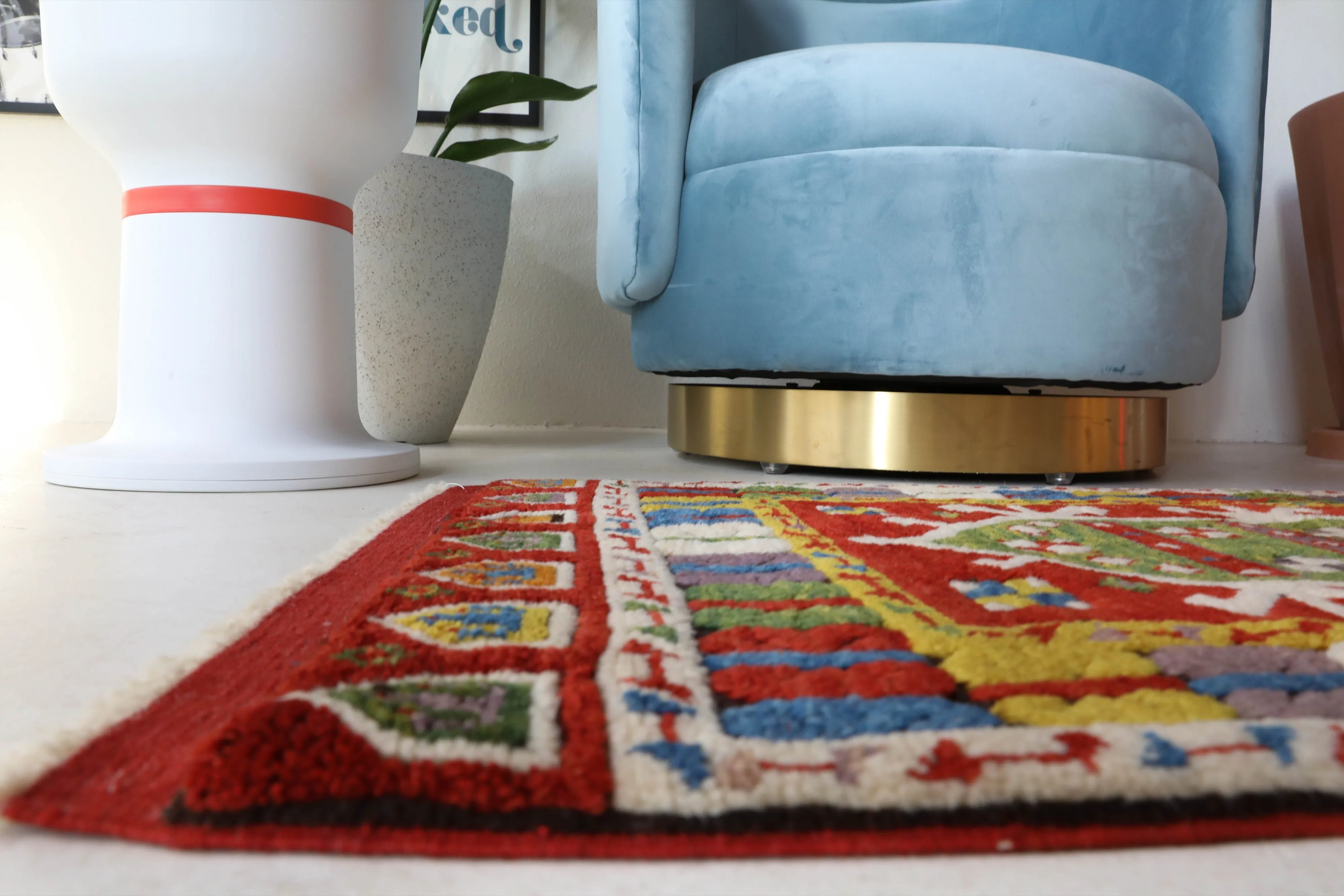 Vintage Konya Rug 1'8"x2'11"