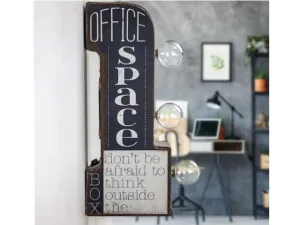 Vintage Metal Marquee LED Sign - Office Space