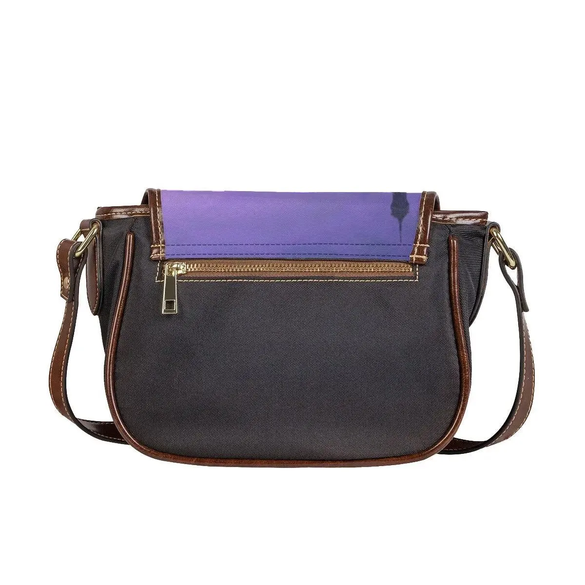 Vintage Tambourin Bag Single Strap - Purple