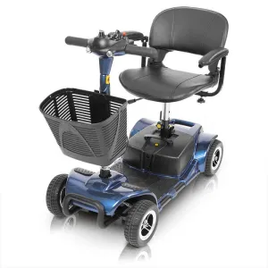 Vive Health 4 Wheel Mobility Scooter - Electric Powered with Seat for Seniors