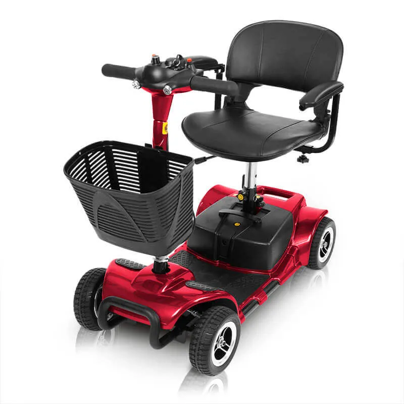 Vive Health 4 Wheel Mobility Scooter - Electric Powered with Seat for Seniors