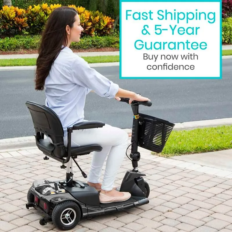 Vive Mobility 3 Wheel Mobility Scooter - Electric Long Range Powered Wheelchair