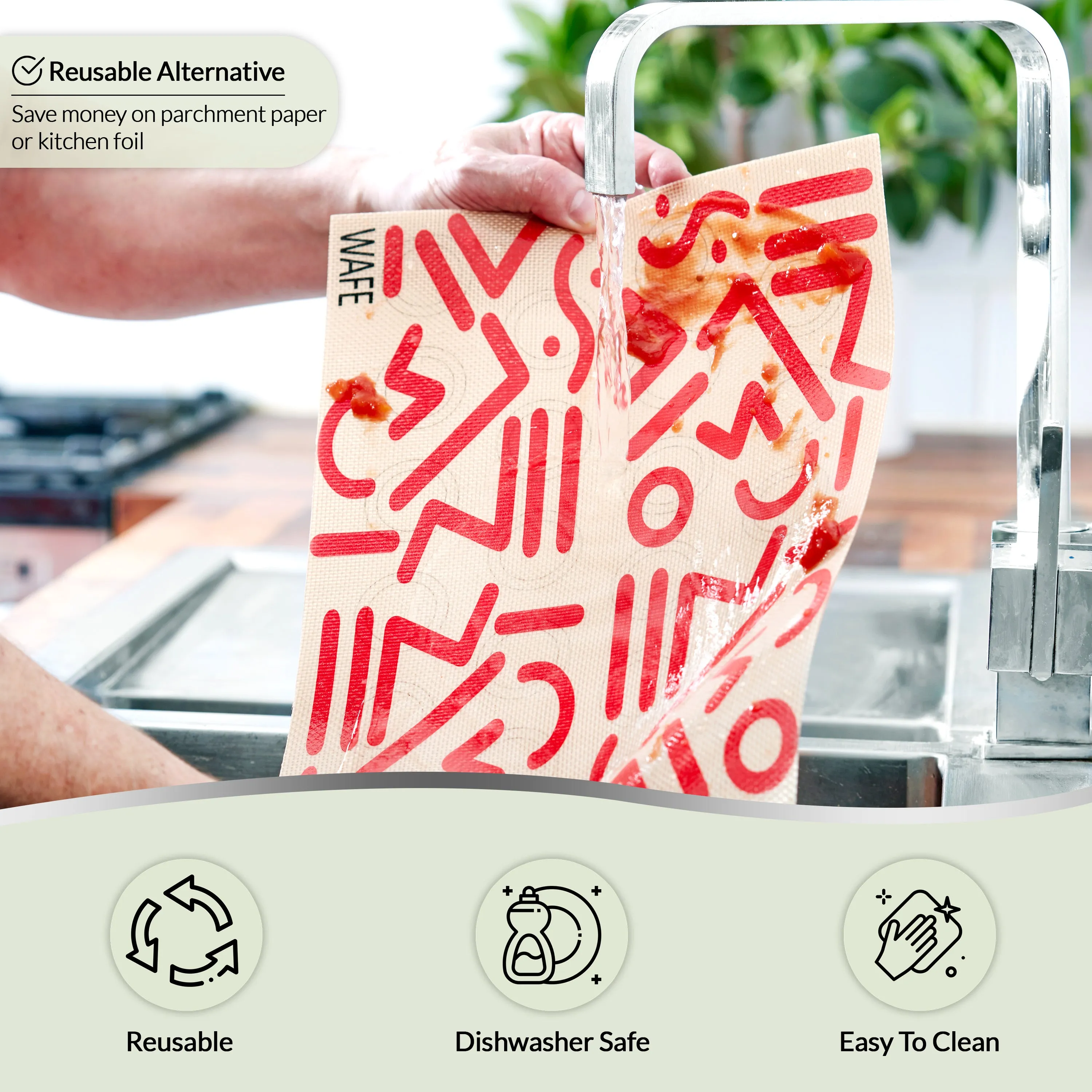WAFE silicone baking mat set - 3PACK