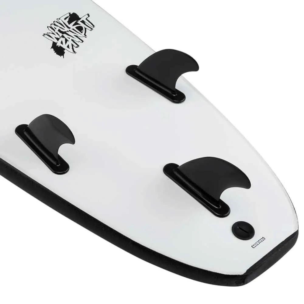 Wave Bandit Easy Rider 8ft Soft Surfboard - Black