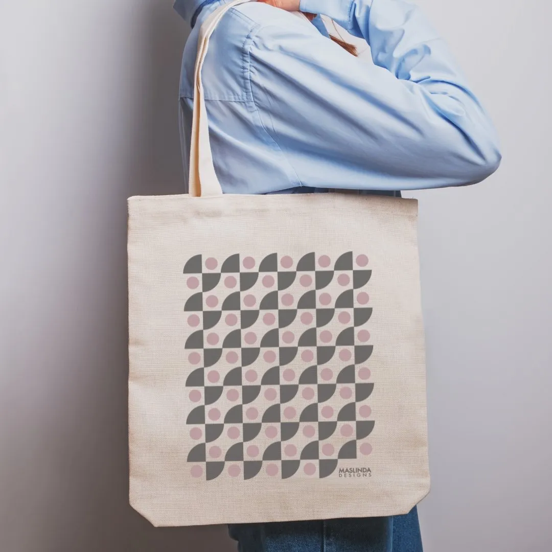 Waves Printed Tote Bag