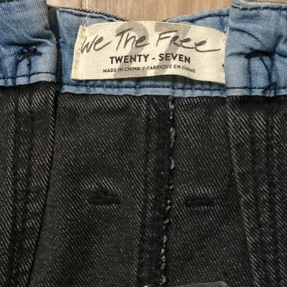 We The Free East of Eden Denim Belted Mini Skirt