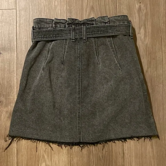 We The Free East of Eden Denim Belted Mini Skirt