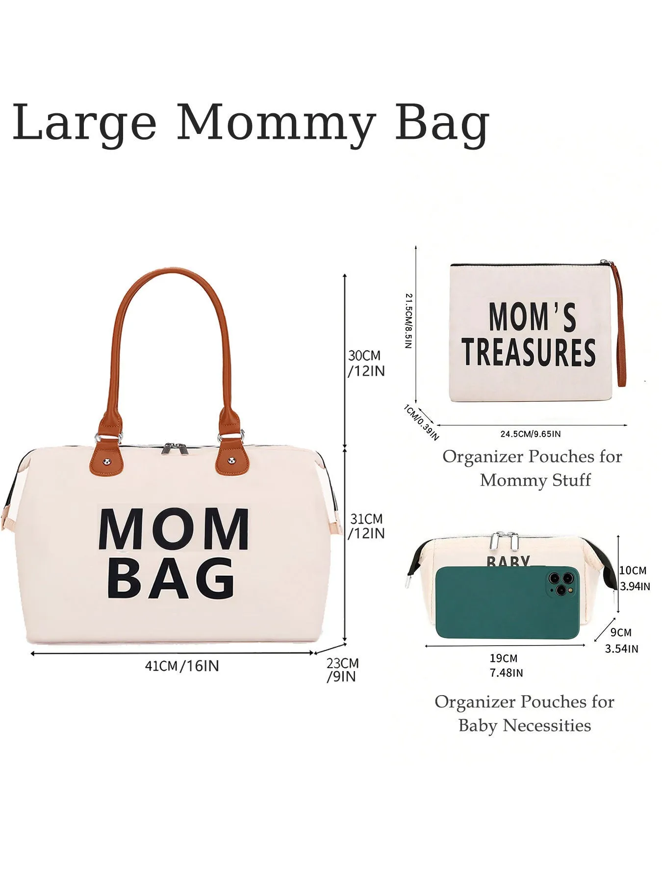 Weekender Bag for Women – 3pcs Travel Duffel, Gym, and Carry-On Tote Bags for Women, Ideal for Sports, Traveling & Airplanes