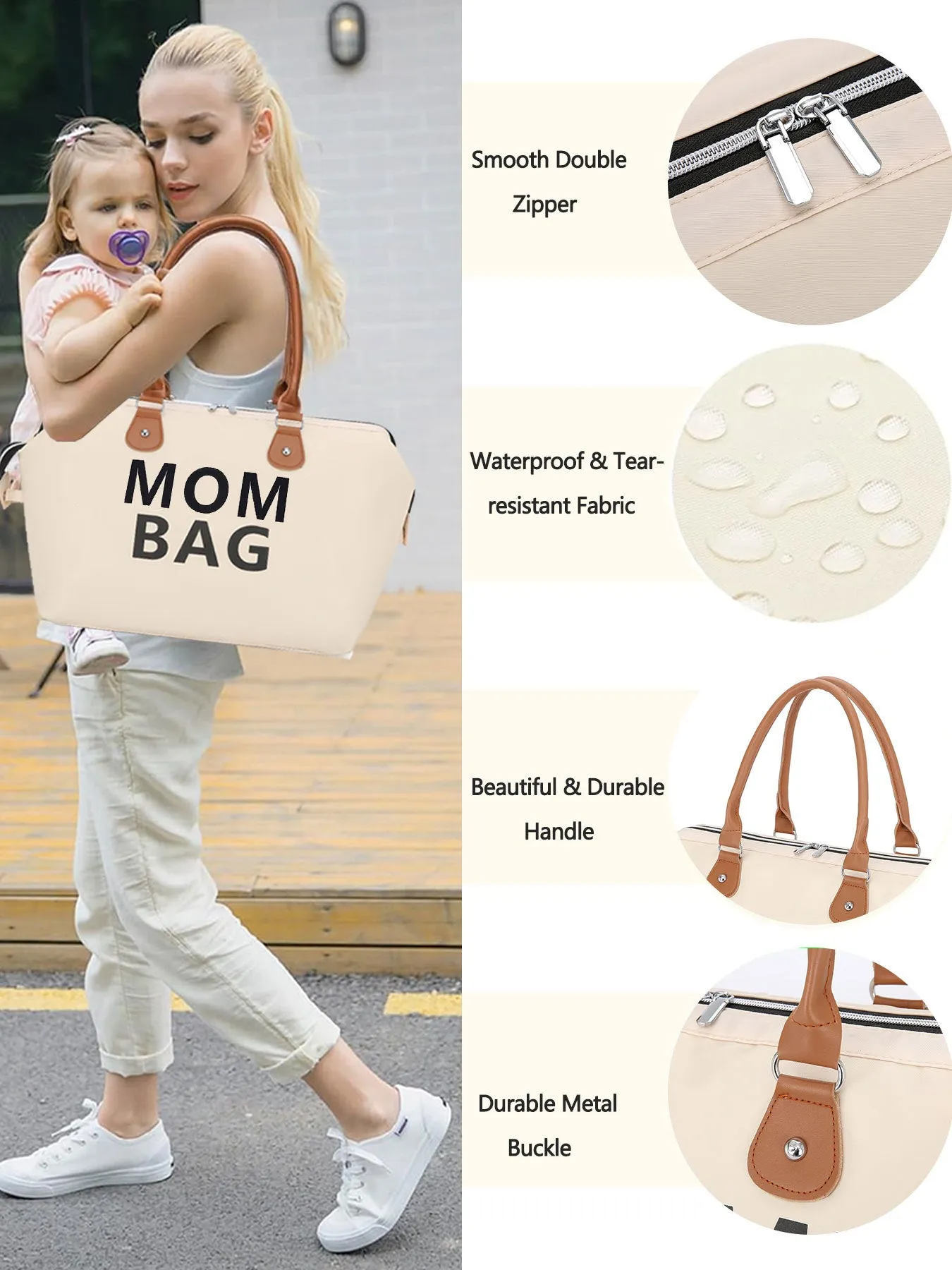 Weekender Bag for Women – 3pcs Travel Duffel, Gym, and Carry-On Tote Bags for Women, Ideal for Sports, Traveling & Airplanes
