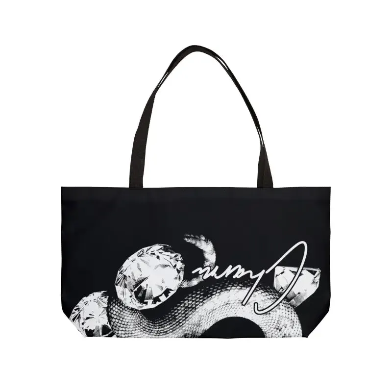 Weekender Tote Bag with Spun Polyester Fabric - 24"x13" Dimensions