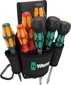 Wera 05300306001 9622 Belt-Pouch Set 3, Screwdriver set