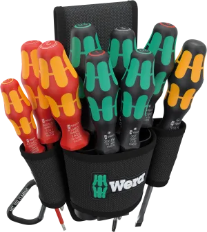 Wera 9620 Belt Holster Set 1, 10pc - 05136032001