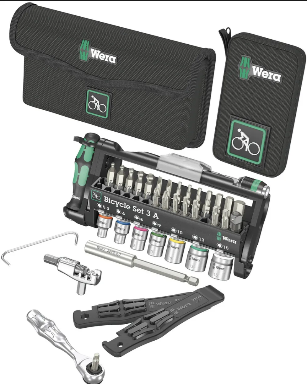 Wera Bicycle Set 3A Bits assortment with ratchet