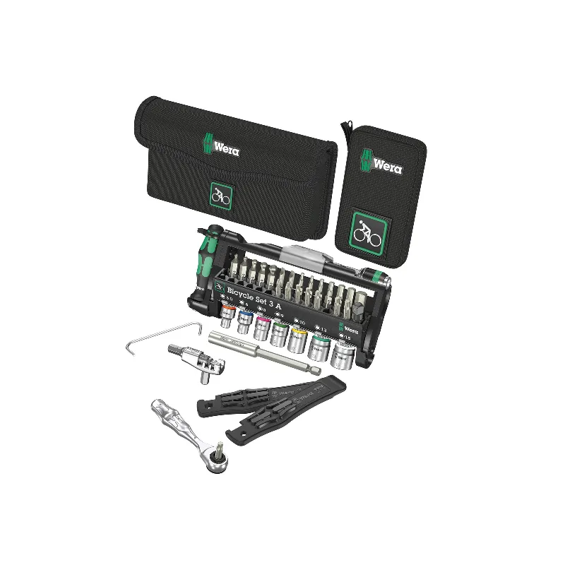 Wera Bicycle Set 3A Bits Assortment With Ratchet