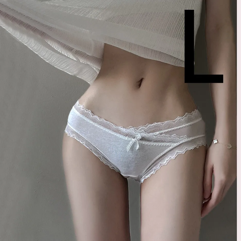White Lace High Long Tube Over-the-knee Sling Socks