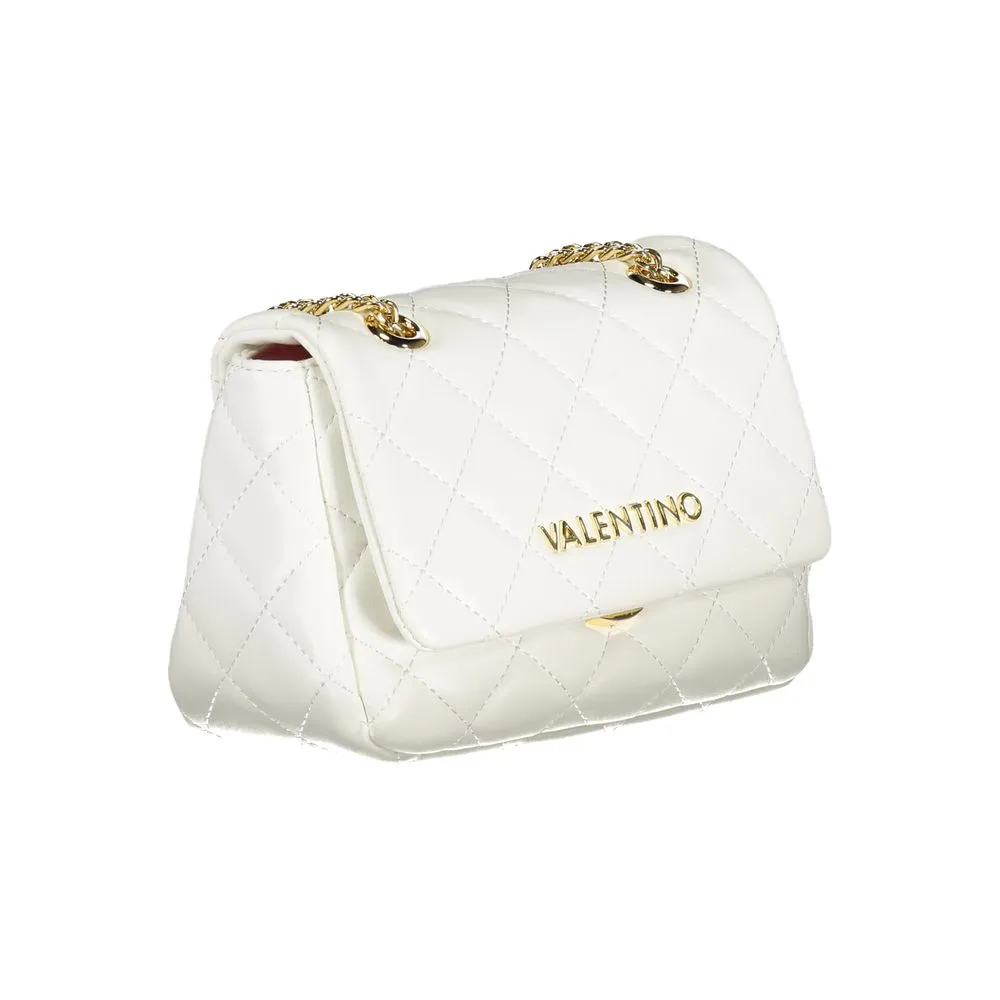 White Polyethylene Women Handbag