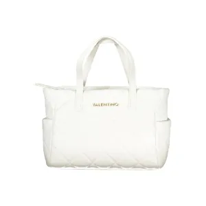 White Polyethylene Women Handbag
