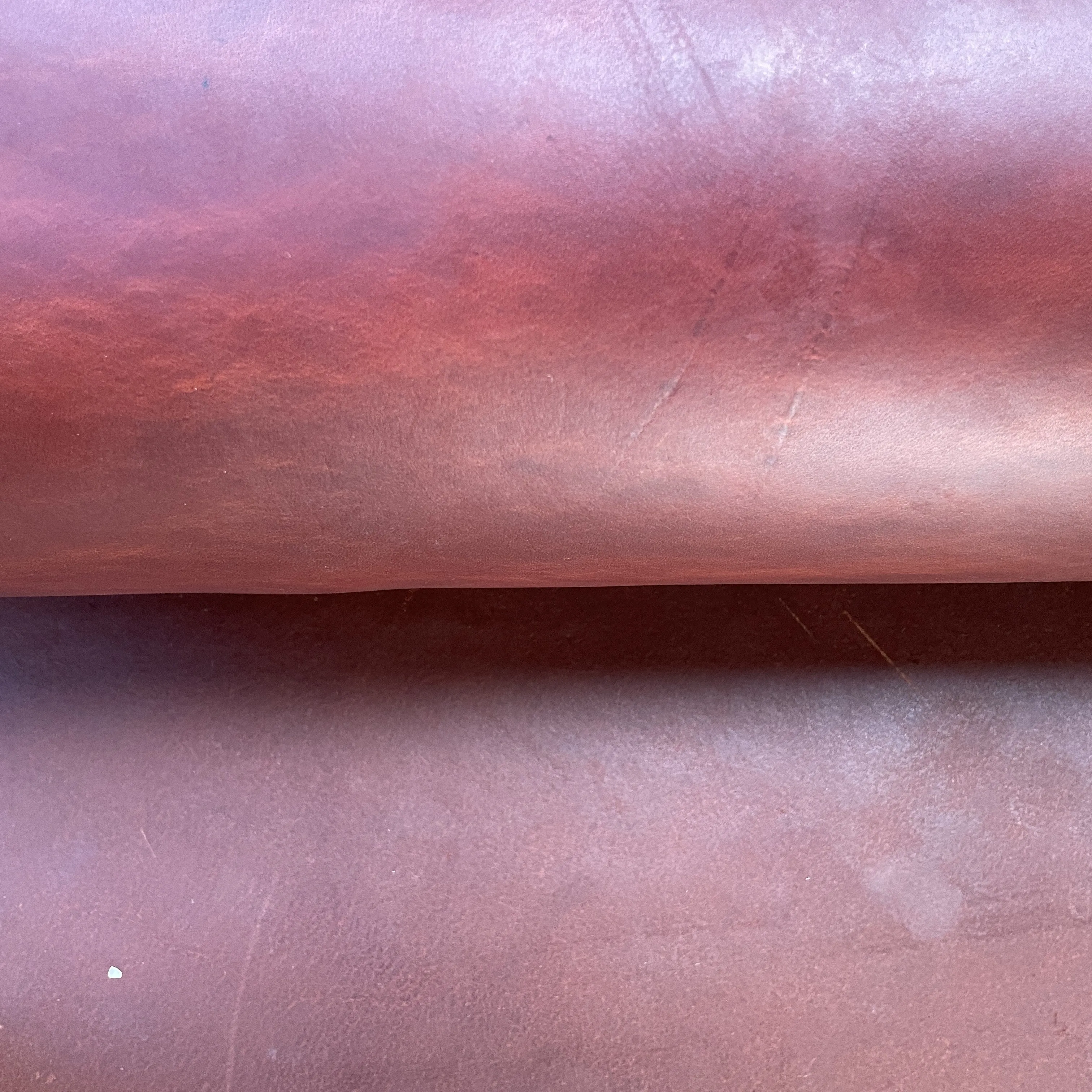 Wickett & Craig Oiled Latigo Sides | Tan | 3.2 – 4.0 mm | 24 sq.ft | $680 ea.