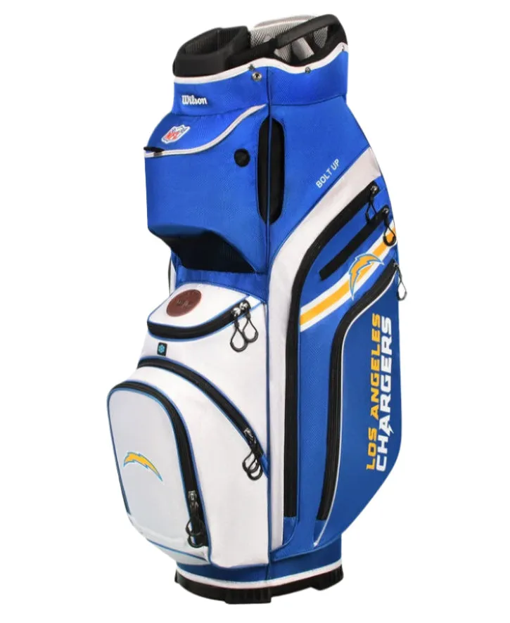 Wilson Los Angeles Chargers NFL Golf Bag - Stand & Cart