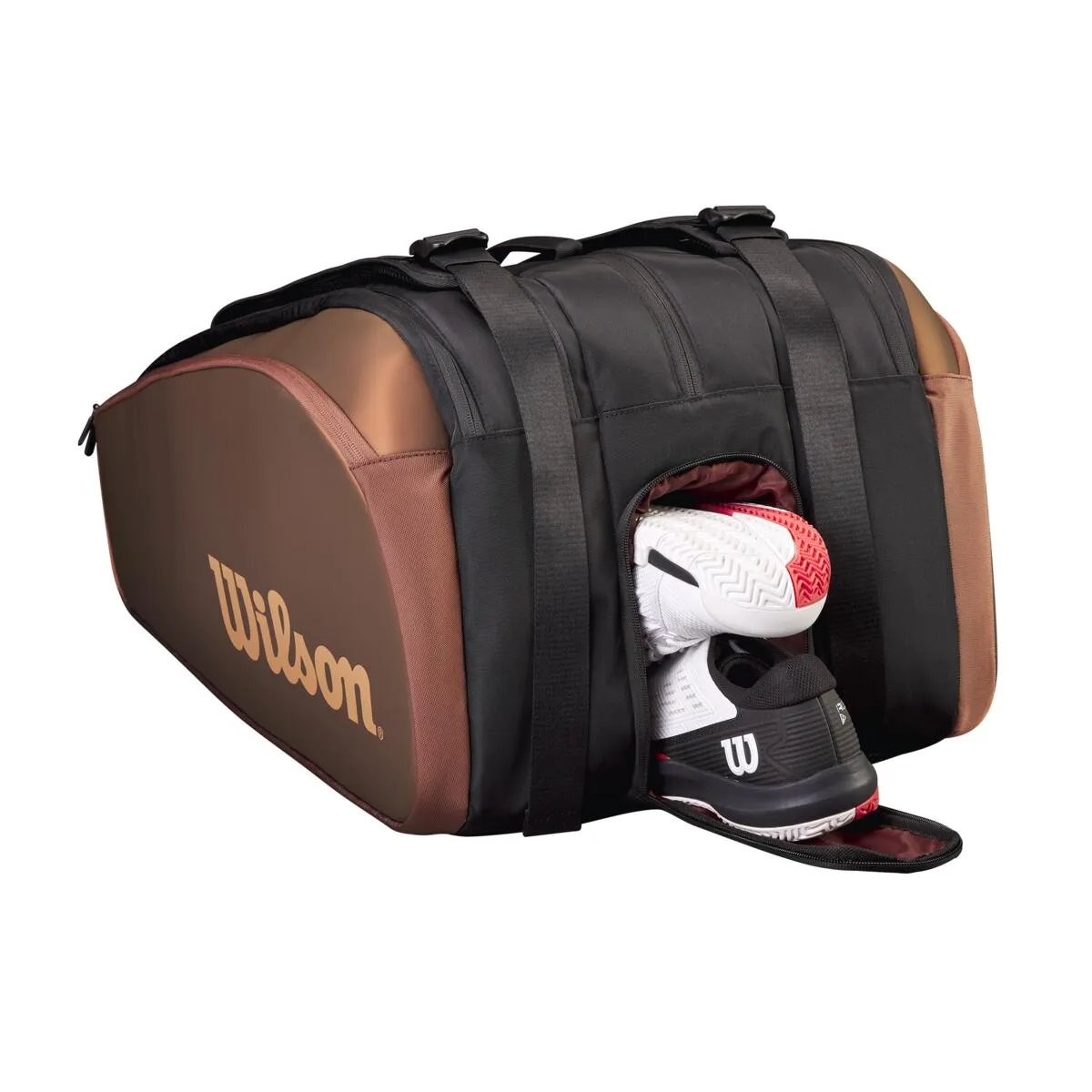 Wilson Pro Staff v14 Super Tour 15 Pack Racquet Bag (Bronze)