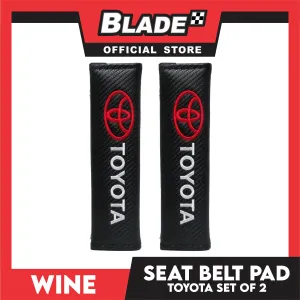 Wine Seat Belt Pad (Toyota) Set of 2