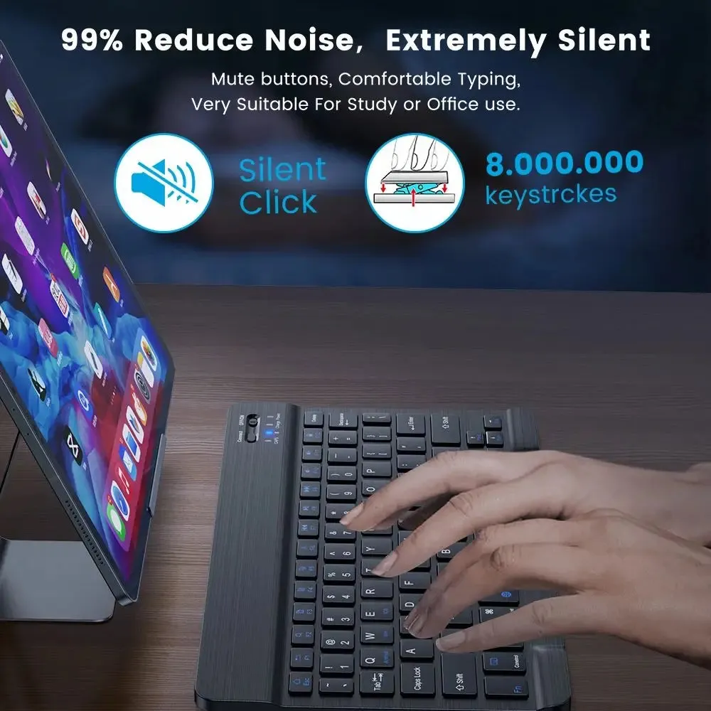 Wireless Bluetooth-compatible Gaming Keyboard for Various Devices