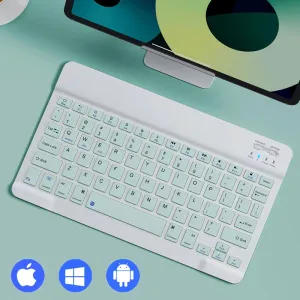 Wireless Bluetooth-compatible Gaming Keyboard for Various Devices
