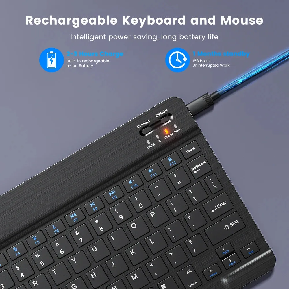 Wireless Bluetooth-compatible Gaming Keyboard for Various Devices