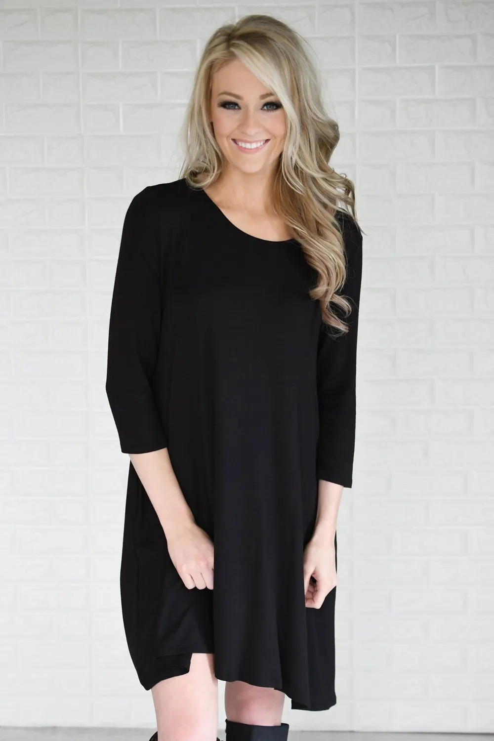 Wish You Were Here Black Dress