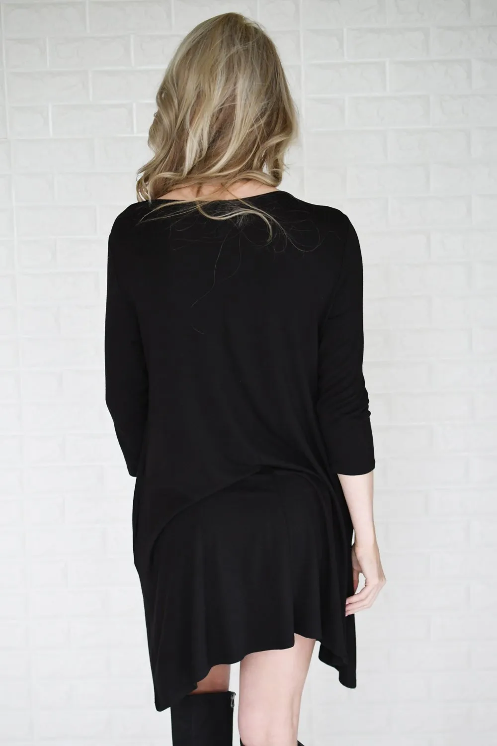 Wish You Were Here Black Dress