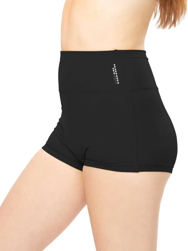 Women Black Solid Boy Shorts Panty - WONDERKNICKER-Black