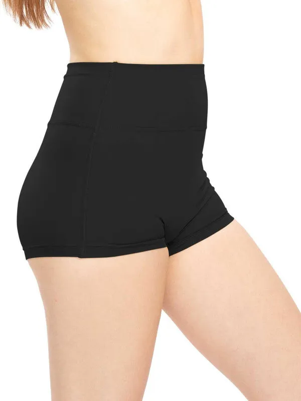 Women Black Solid Boy Shorts Panty - WONDERKNICKER-Black