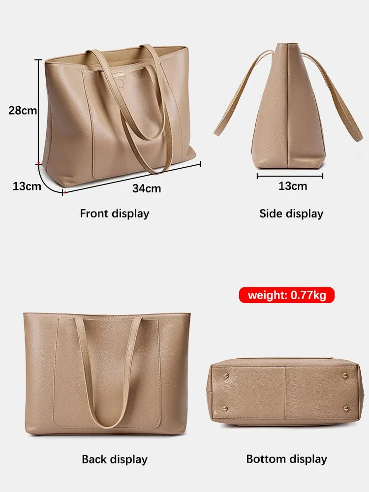 Women Soft Cowhide Leather Shoulder Bag