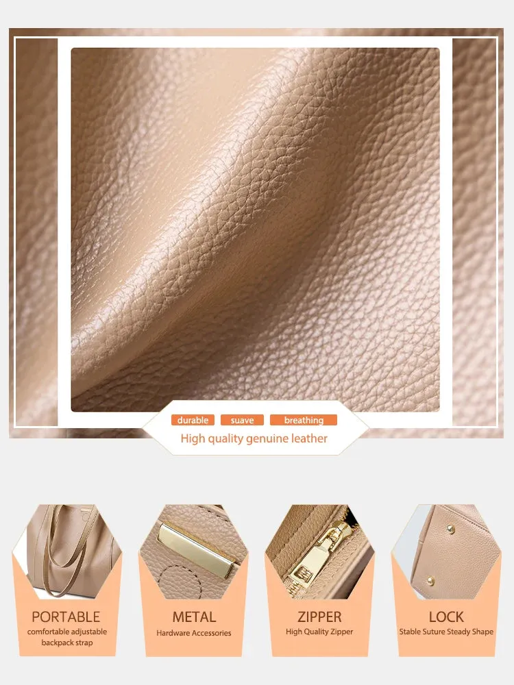 Women Soft Cowhide Leather Shoulder Bag