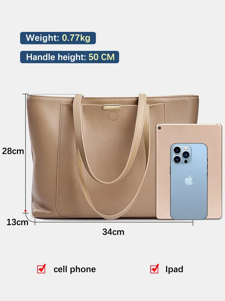 Women Soft Cowhide Leather Shoulder Bag