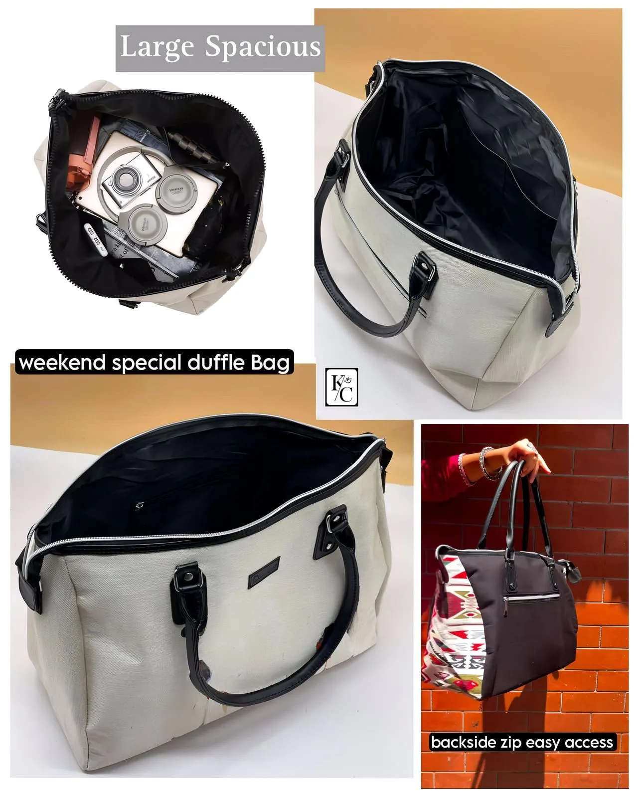 WOMEN'S TRAVEL LARGE CAPACITY DUFFLE BAG