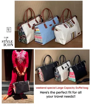 WOMEN'S TRAVEL LARGE CAPACITY DUFFLE BAG