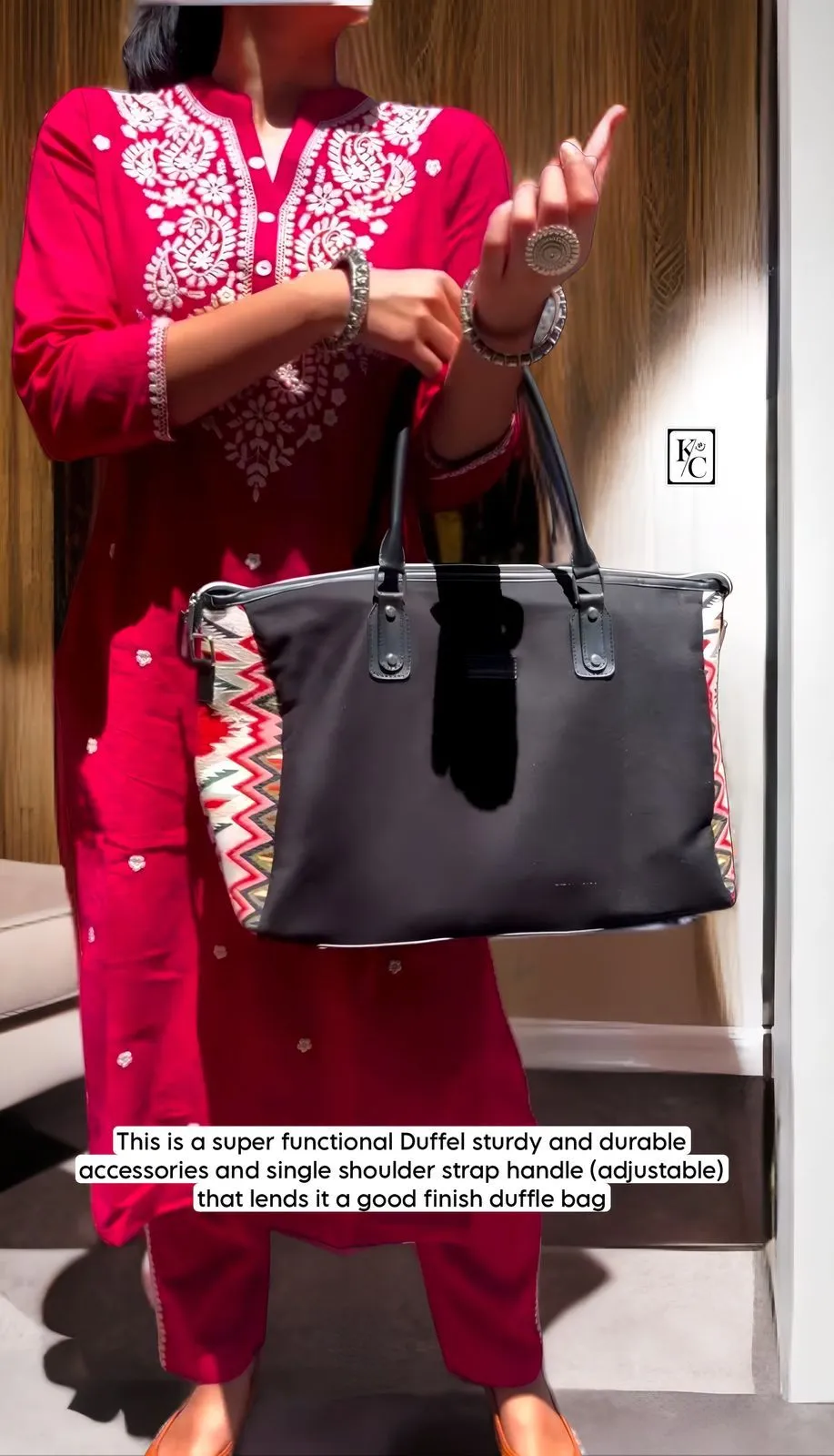 WOMEN'S TRAVEL LARGE CAPACITY DUFFLE BAG