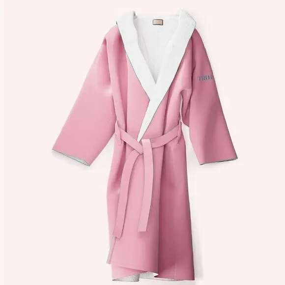 Women’s TRULY Signature Luxury Bathrobe VEGAN Full Length Robe With Hood