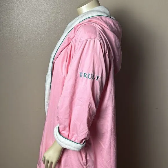 Women’s TRULY Signature Luxury Bathrobe VEGAN Full Length Robe With Hood