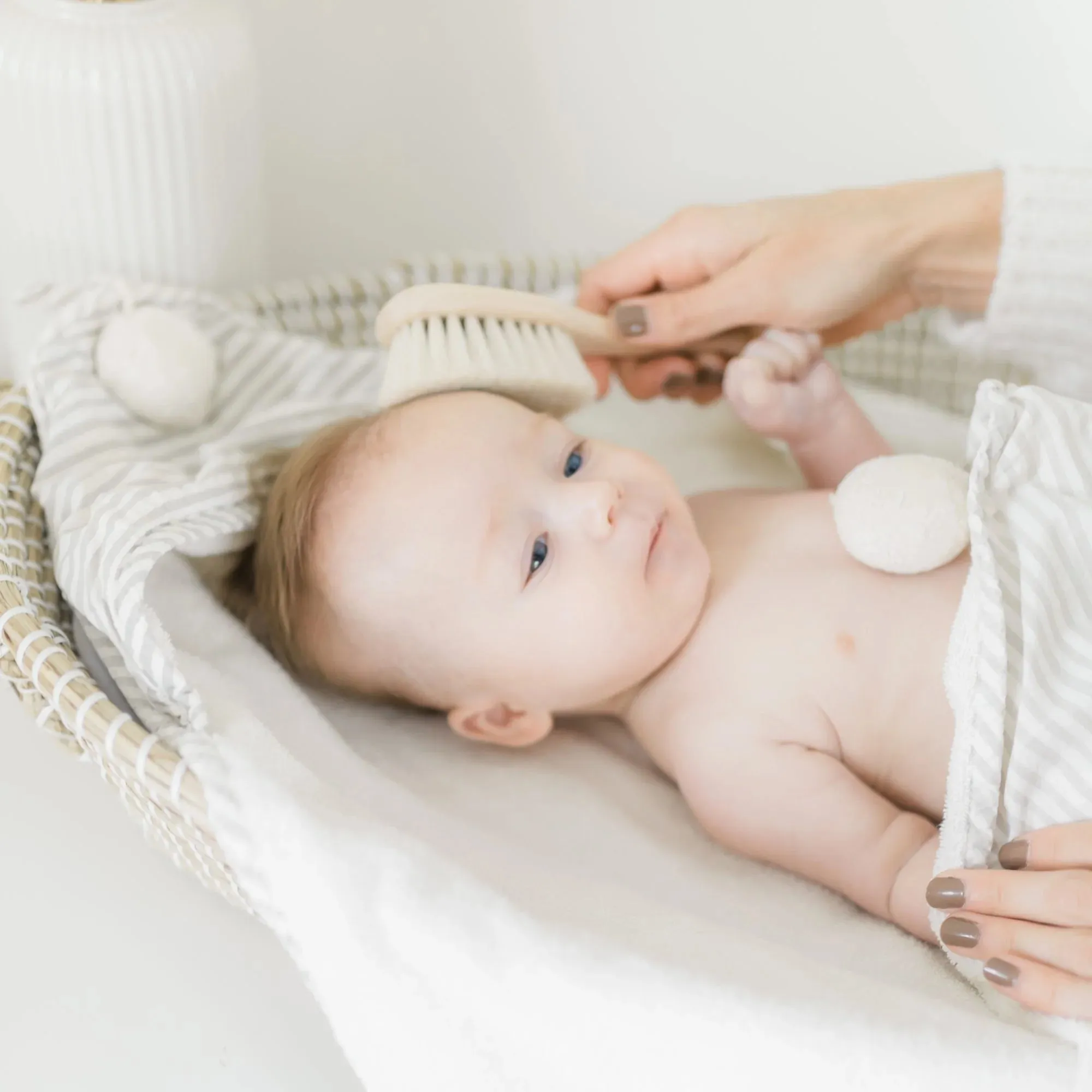 Wooden Baby Hair Brush