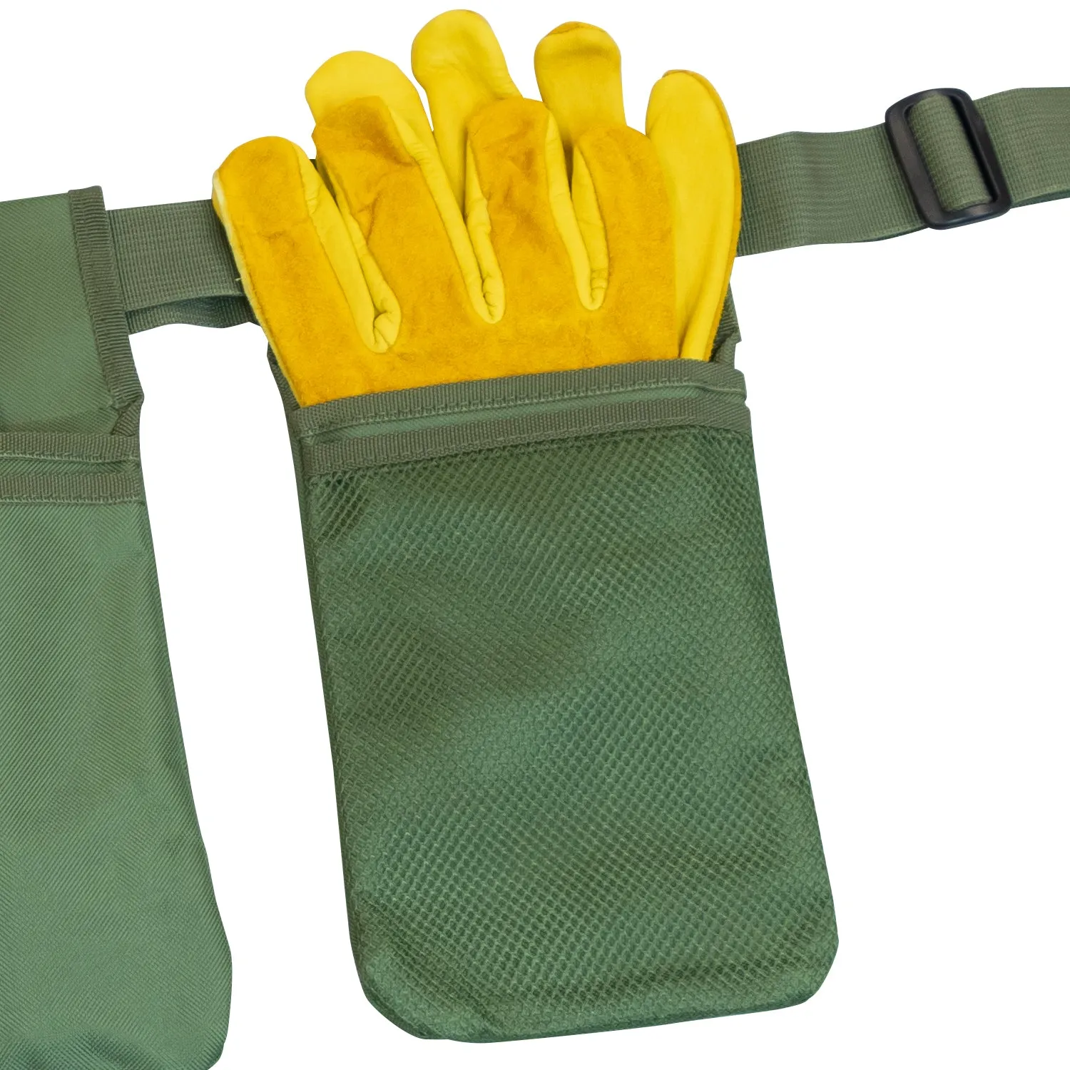 Woodside 4 Pocket Garden Tool Organiser Storage Belt, Adjustable Waist 25-48"
