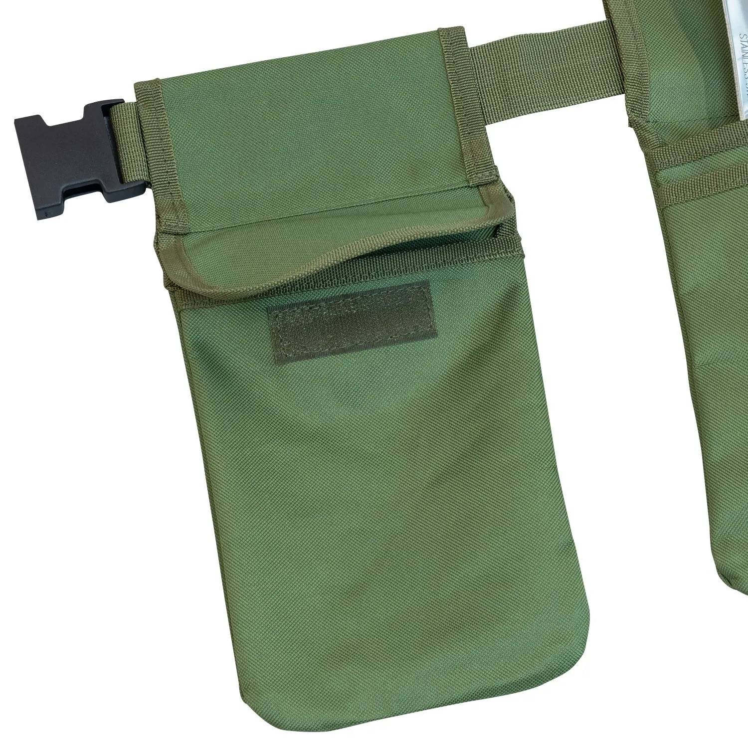 Woodside 4 Pocket Garden Tool Organiser Storage Belt, Adjustable Waist 25-48"