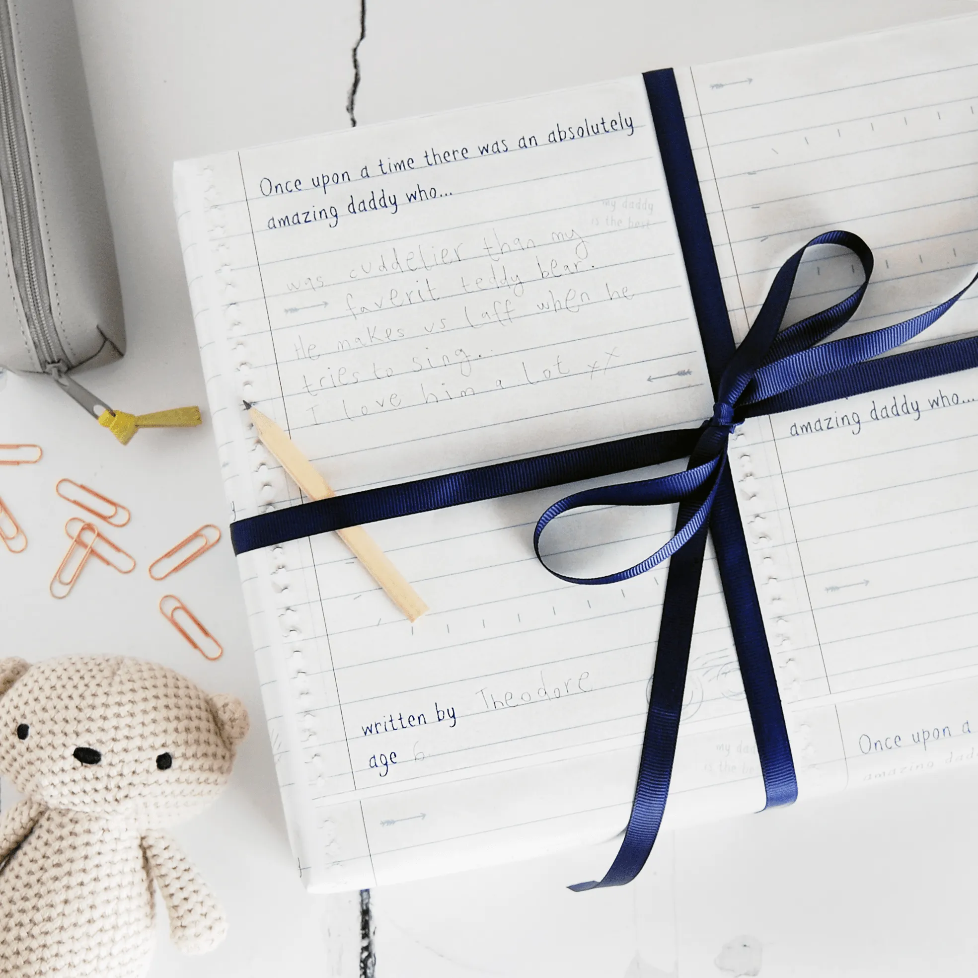 Write Your Own Daddy Story Wrapping Paper Set