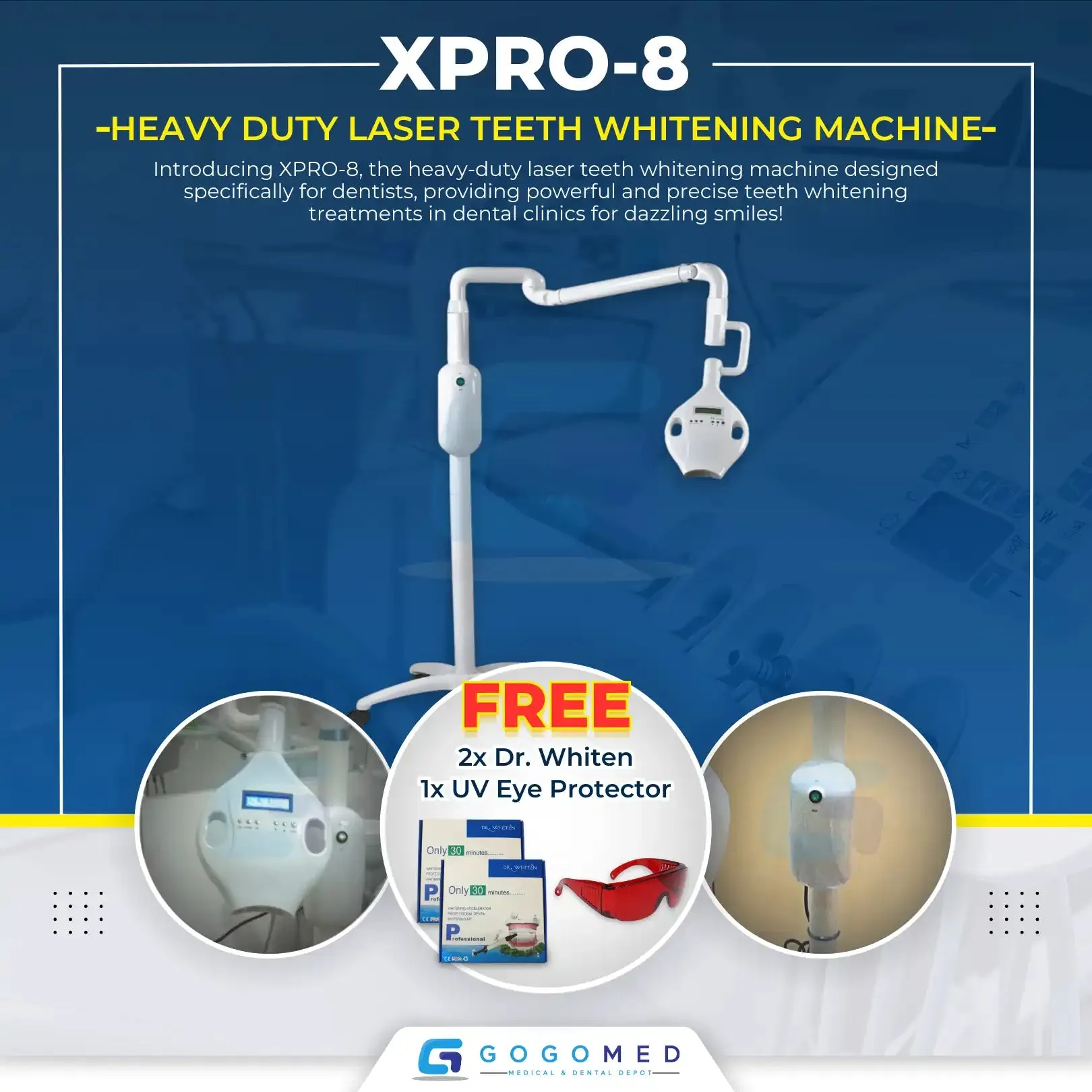 XPRO-8 Heavy Duty Laser Teeth Whitening Machine