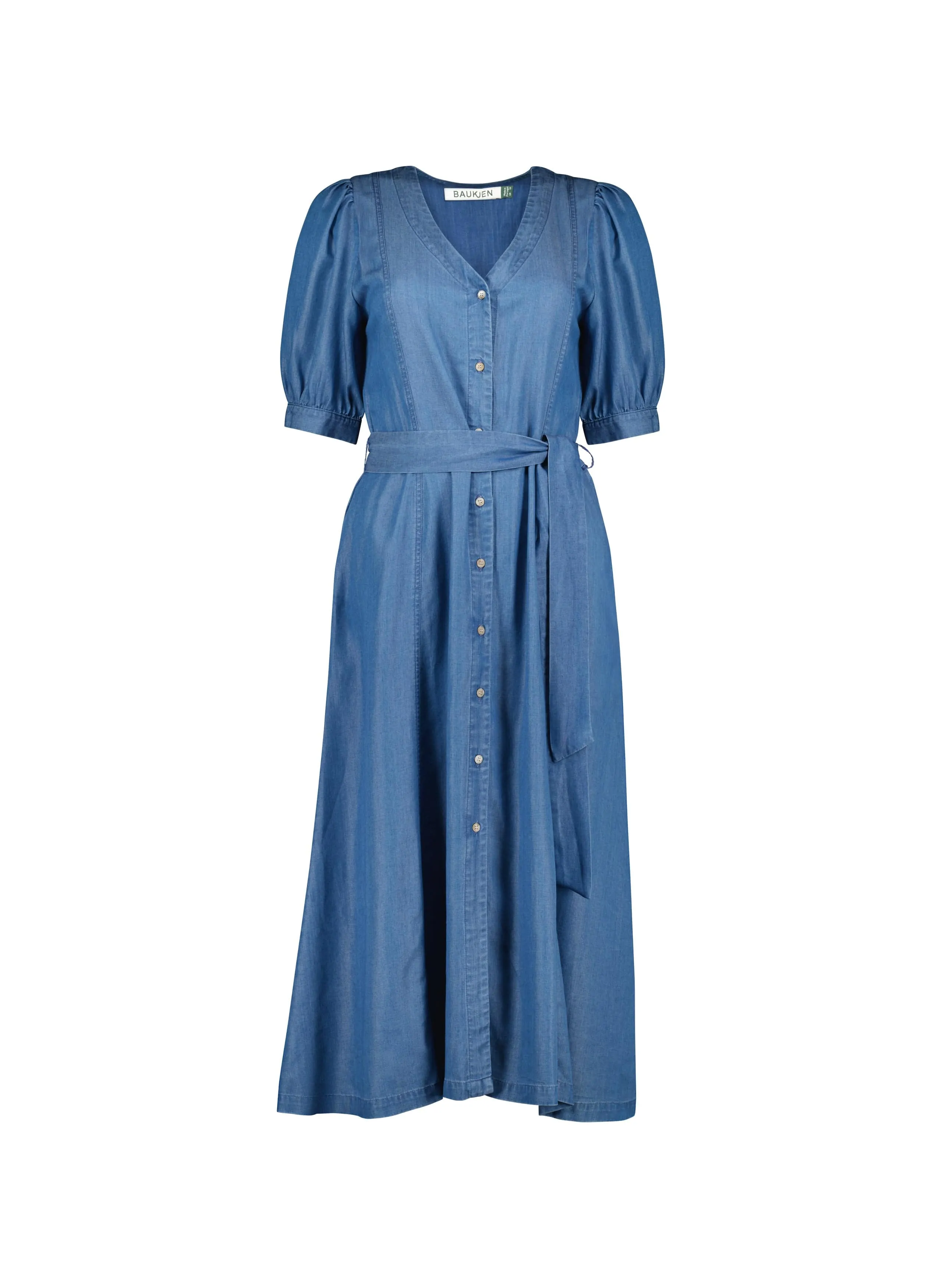 Yasmyn TENCEL™ Dress | Mid Wash Indigo