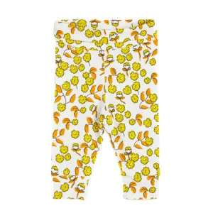 Yellow & Orange Mini Flowers Leggings