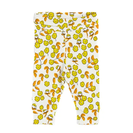 Yellow & Orange Mini Flowers Leggings