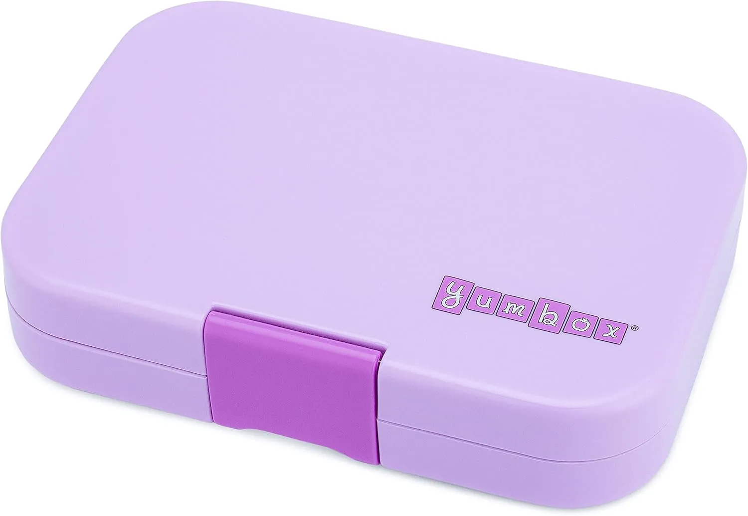 Yumbox Panino 4-Compartment Food Tray - Lulu Purple/Paris Je T'aime Tray